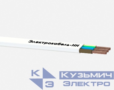 Провод ПБВВГ 3х2.5 250В Б (уп.100м) ЭЛЕКТРОКАБЕЛЬ НН 000007151