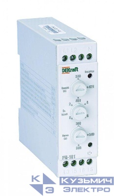 Реле контроля фаз РК-101 380В тип 02 DEKraft 23301DEK