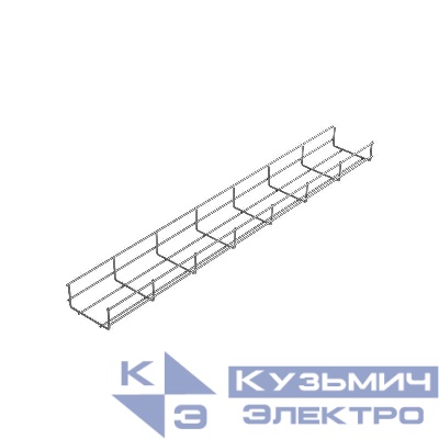 Лоток проволочный 400х60 L3000 сталь 4мм PL60-400-3000 INOX304 нерж. КМ LO8141