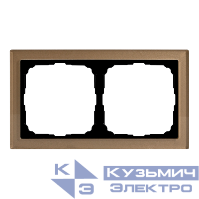 Рамка 2-м ArtGallery Pure органич. стекло шампань SE GAL320502