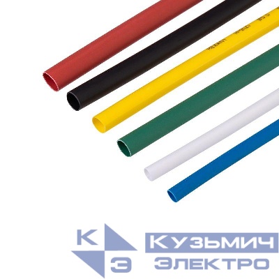 Набор трубок термоусадочных №1 AUTO ТУТ нг (уп.10шт по 10см) Rexant 29-0101