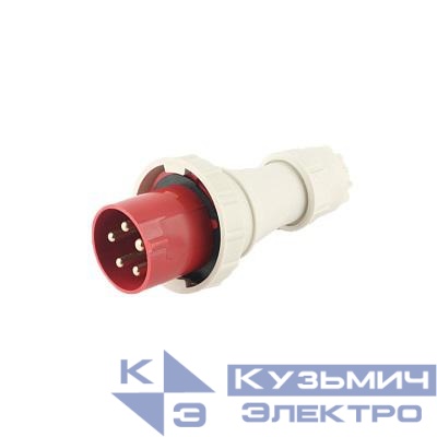Вилка переносная PPC 035 3Р+РЕ+N 63А 380В IP67 Pro JazzWay 5072435