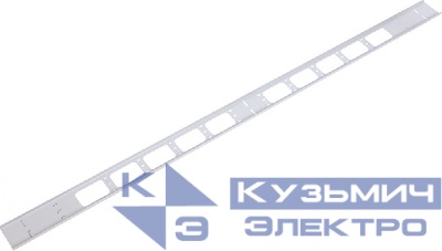 Кабельный органайзер 19", 42U, металлический, вертикального типа, серый "М"