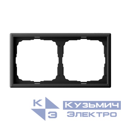 Рамка 2-м ArtGallery универс. карбон SE GAL001002