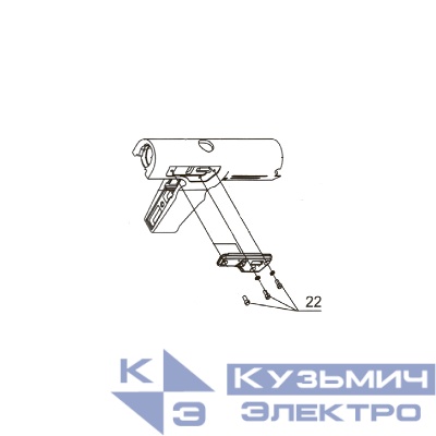 Запчасть №22 для FD301R. Винт М4х6