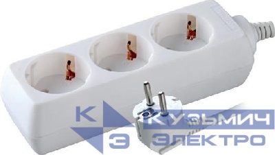 Удлинитель 3х5м с заземл. 16А IP20 S 3х5-Z 2.2кВт Volsten 9314