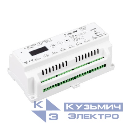 Модуль релейный SMART-SWITCH-708-82-D2-DIN 230В 8х10А DALI DMX512 IP20 пластик INTELLIGENT ARLIGHT 046489
