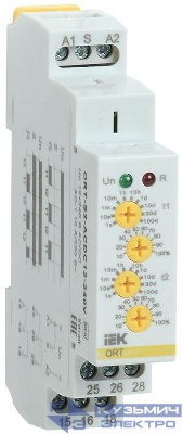 Реле циклическое ORT 2 контакта 12-240В AC/DC IEK ORT-S2-ACDC12-240V