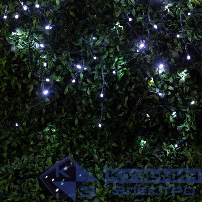 Гирлянда садовая "Бахрома" ERASF22-29 3.8х0.5м холод. бел. на солнечной батарее Эра Б0053373