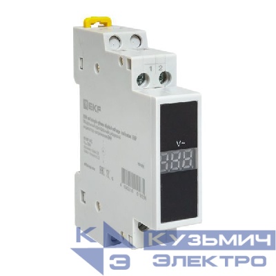 Индикатор напряжения модульный однофазный цифровой EKF VDI-G31