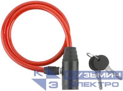 Замок тросовый 8х650мм КУРС 67113