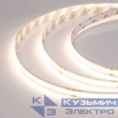 Лента светодиодная COB-X378-8mm 24V Warm 3500К 11Вт/м IP20 (уп.5м) Arlight 044579(3)