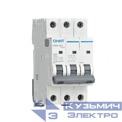 Выключатель автоматический 3п 25А 6кА NB8-40J х-ка C (R) CHINT 320724