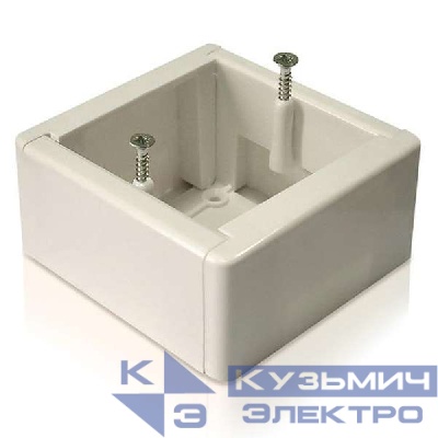 Коробка Тусо уст. для кабель-каналов 88х88х44мм IP40 Ruvinil 65021