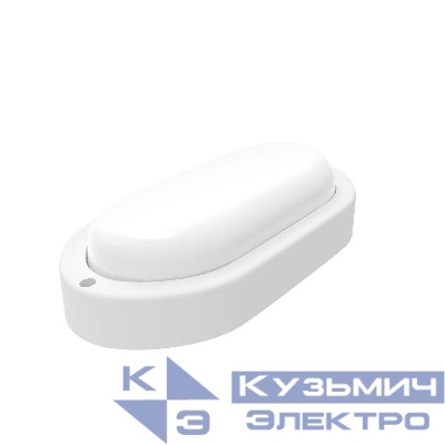 Светильник светодиодный Lite 15Вт 6500К IP65 1200лм 200х98х46мм ДБП овал настенно-потолочный GAUSS 161418315