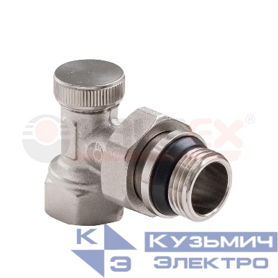 Клапан для радиаторов настроечный угловой 1/2дюйм (80/10) К VALFEX VF.019.N.04