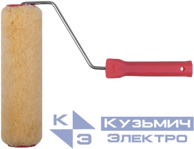 Валик 230мм d47/83мм ворс 18мм бюгель 6мм стержневая система полиакрил. нитяной КУРС 02539