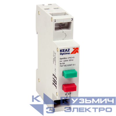 Кнопка управления мод. OptiDin KM63 B 11 УХЛ3 КЭАЗ 138904