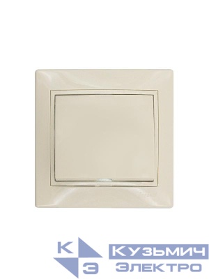 Вывод кабеля СП MIRA IP20 крем. LEZARD 701-0303-197