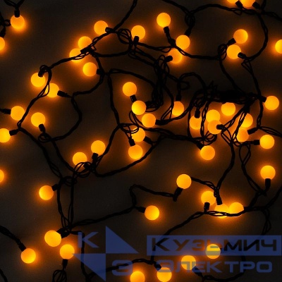 Гирлянда "Шарики" OLDBL70-Y-E 10м 70 желт. светодиод. с доп. соед. до 3-х мод. IP54 SHLights 4690601004406