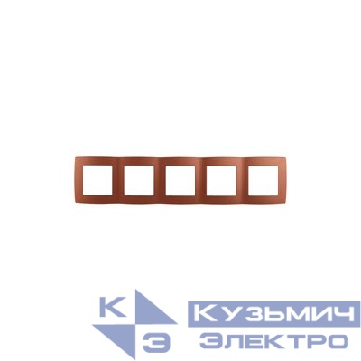 Рамка 5-м 12-5005-14 медь ЭРА Б0019384