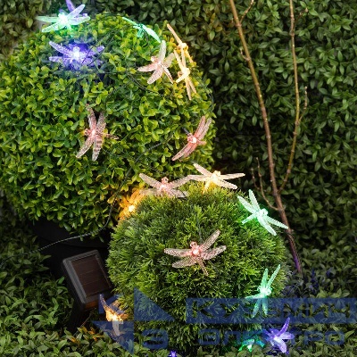 Гирлянда садовая "Стрекоза" ERASF22-16 5.8м на солнечной батарее Эра Б0053365