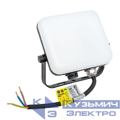 Прожектор светодиодный СДО-4002 20Вт 4000К IP65 с равномерной засветкой LUMA EKF FLL-4002-20-4000