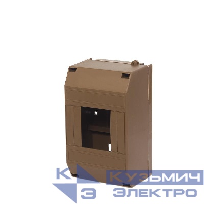 Бокс для авт. выключателей на 2-4 модуля темн. дерево Урал Пак БВ-9118075-028