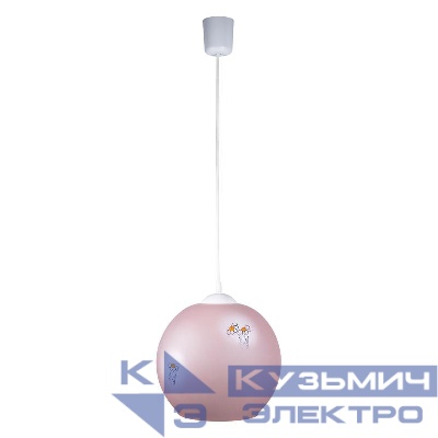 Светильник НСБ 72-60 М50 "Ромашка" роз. матов./шнур бел. (инд. упак.) Элетех 1007000002