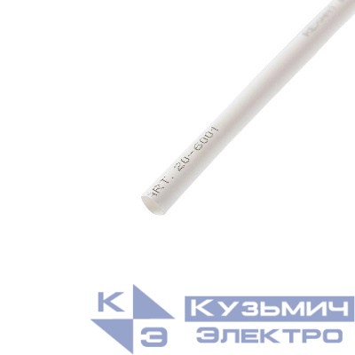 Трубка термоусадочная ТУТ нг 6.0/3.0 бел. 1м Rexant 20-6001