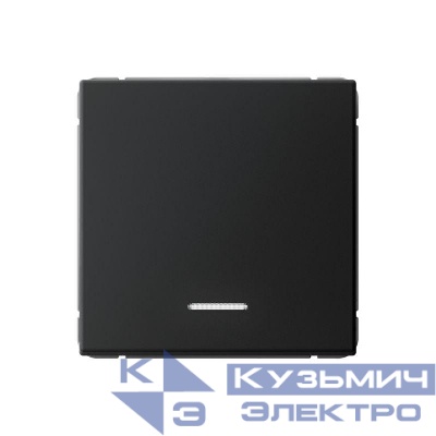 Выключатель 1-кл. ArtGallery (сх. 1а) 10AX с подсветкой механизм карбон SE GAL001013