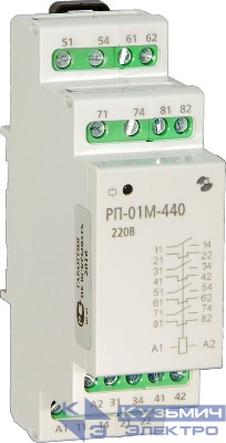 Реле промежуточное РП-01М-440 110В 50Гц/пост. макс. коммутир. 8А 4з+4р УХЛ4 Реле и Автоматика A8223-80108882