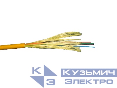 Кабель волоконно-оптический 8 (SМ - 9/125), Distribution, внутренний, FR-LSZH, желтый, 2000м
