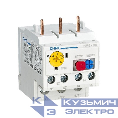 Реле перегрузки тепловое NR8-38 5.5-8А (R) CHINT 253688