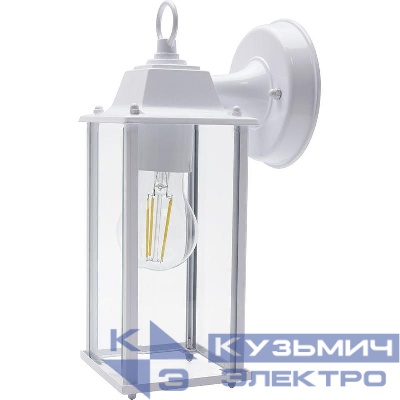 Светильник PL201 60Вт E27 230В садово-парковый бел. FERON 11601