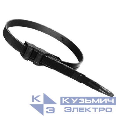 Хомут стяжной СИП 350мм (уп.100шт) EKF e-350n