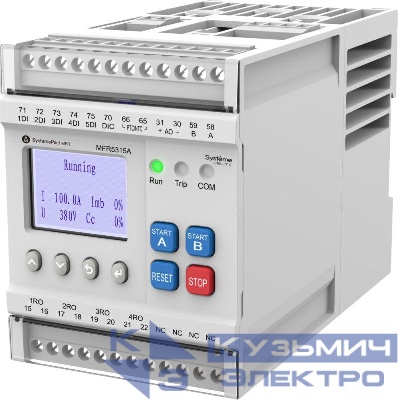 Реле MFR530 MODBUS-RTU + встроен. дисплей 0.2-5А ТТ d10.5мм 80-270В AC/DC SE MFR5315A