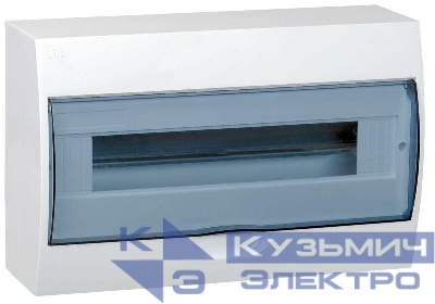 Корпус навесной ЩРН-П-18 Krepta 3 IP41 пластик. бел. IEK MKP12-N-18-40-10