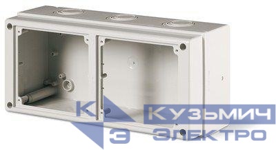 Корпус на 2 поста с основанием 136х125мм. Тип M150 DKC DIS6721200