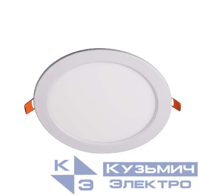 Светильник светодиодный PPL-R WH 12Вт 6500К IP40 d170мм ДВО встраив. ультратонкий кругл. JazzWay 5008564A
