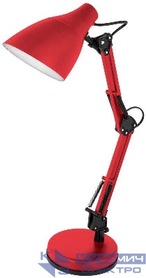 Светильник KD-331 C04 настол. 230В 40Вт красн. E27 Camelion 12792