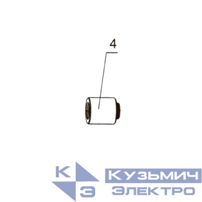 Запчасть №4 для PAG311BWT. Соединительная втулка