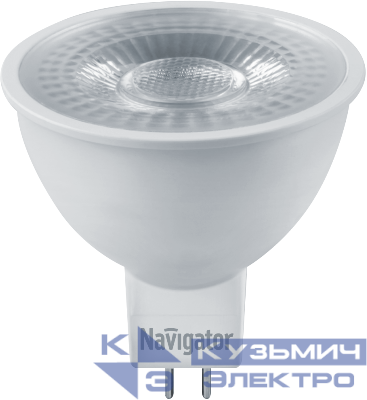 Лампа светодиодная 99 981 NLL-MR16-5-230-4K-GU5.3-38D 5Вт 4000К нейтр. бел. GU5.3 425лм 220-240В NAVIGATOR 99981