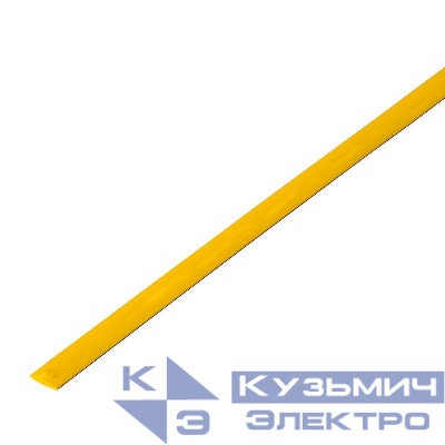 Трубка термоусадочная ТУТ нг 3.5/1.75 желт. 1м REXANT 20-3502