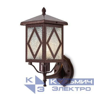 Светильник Heim 1х40Вт E27 IP44 бра настен. Voltega VGL7210WL-01BR