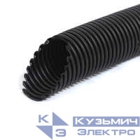 Труба гофрированная ПНД легкая d50мм с протяжкой черн. (уп.20м) Урал Пак ГФ-1100050-020