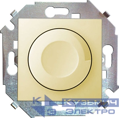 Механизм светорегулятора поворотно-нажимного СП Simon15 500Вт сл. кость Simon 1591311-031