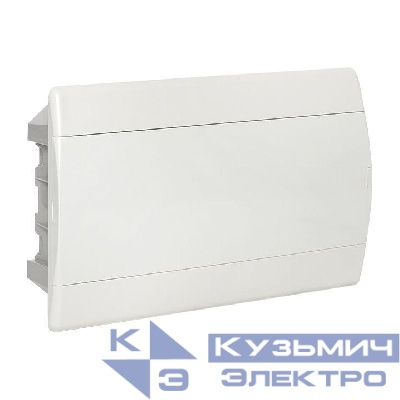 Щит ЩРВ-П-18 IP41 бел. дверца (пром. упак.) Basic EKF pb-v-18w-bas