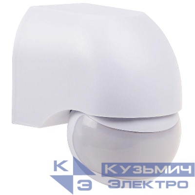 Датчик движения настенный ДДС 03 180град. 1200Вт 10-2000Лк 12м 10-420сек IP44 Rexant 11-9211