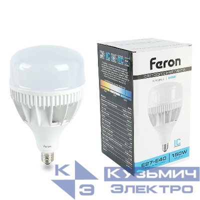 Лампа светодиодная LB-65 150Вт 6400К E27-E40 230В FERON 38198
